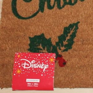 Disney Mickey Mouse Christmas Doormat Nwt Nwt